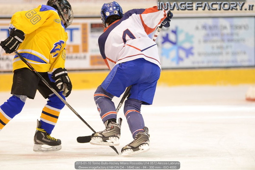 2015-01-10 Torino Bulls-Hockey Milano Rossoblu U14 0572 Alessia Labruna
